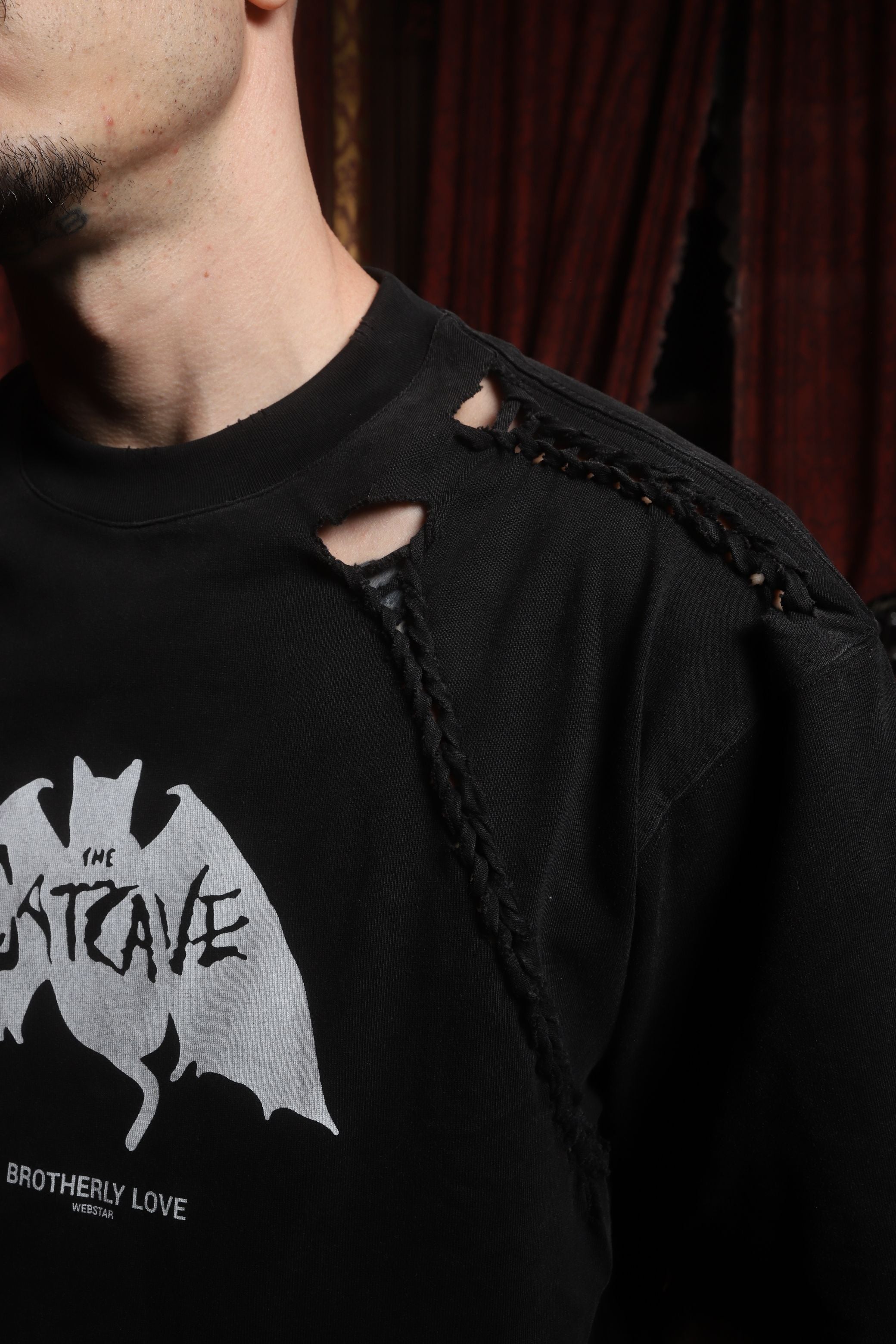 BL CATCAVE WEBCOLLAR TEE